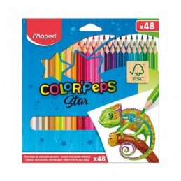 LAPICES FSC COLORPEPS x48 ESTUCHE CARTON MAPED