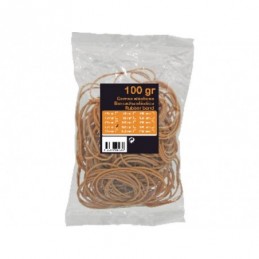 GOMAS ELASTICAS OFFICE BOLSA 100GRS NUMERO 8