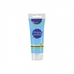 PINTURA ACRILICA 75 ML AZUL CON GLITTER