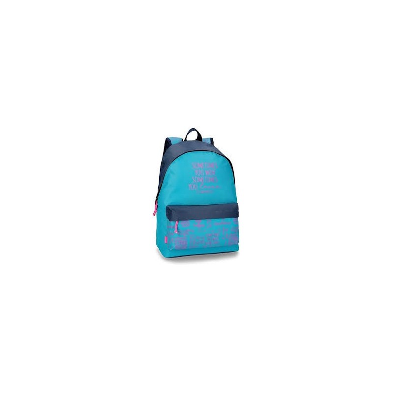 MOCHILA ADAP. 42CM NIÑA AZUL