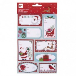 ETIQUETAS REGALO NAVIDAD SURTIDAS