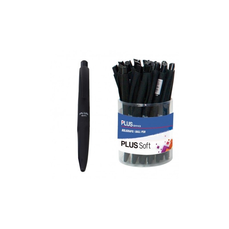 BOLIGRAFO PLUS SOFT NEGRO