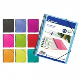 CARPETA ESPIRAL 40 FUNDAS PP THUNDER