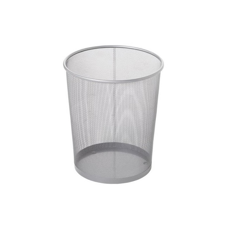 PAPELERA REJILLA GRANDE CROMADA
