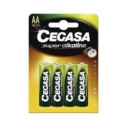 PILAS CEGASA SUPER ALKALINA AA LR6 1.5V