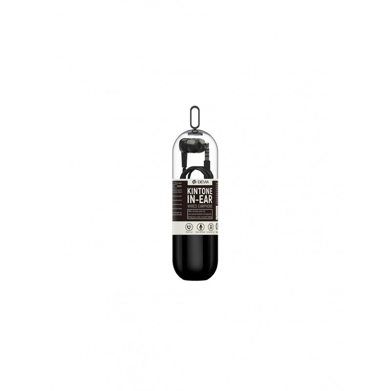 AURICULARES DEVIA KINTONE V2 JACK 3.5MM NEGRO
