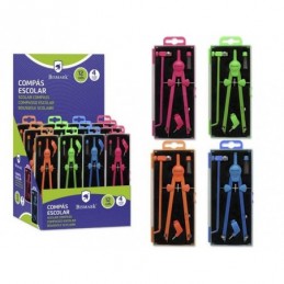 BISMARK COMPAS AUTOMATICO NEON C/ALARGADERA 4COLOR