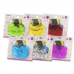 CONFETTI COLORES PARA MANUALIDADES Y EVENTOS 18GR