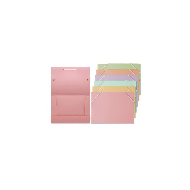 CARPETA GOMAS PP PASTEL GOMAS ELASTICAS A5