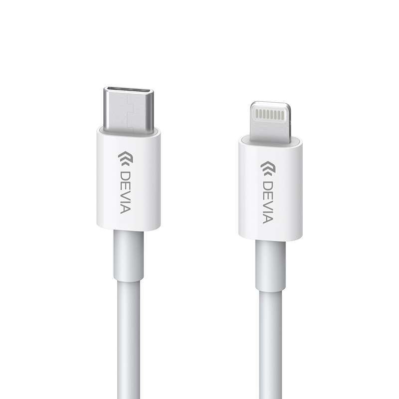 CABLE DEVIA SMART PD TIPO C - LIGHTNING 20V 3A 1MT