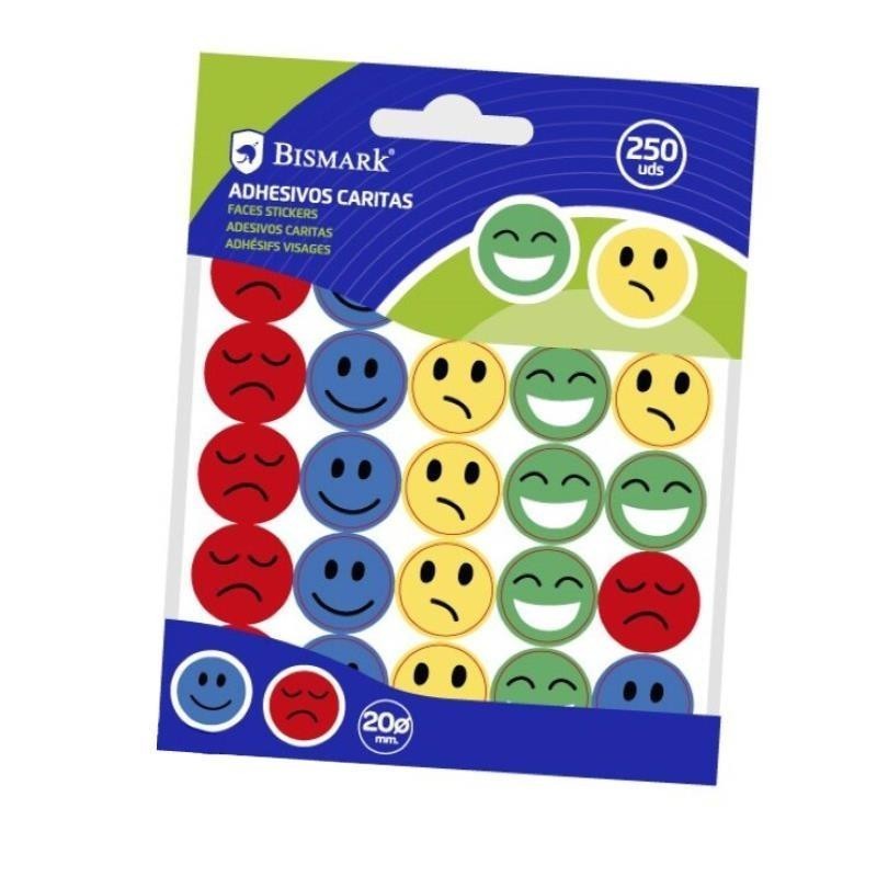 GOMETS ADHESIVOS CARITAS 20MM 25UDSx10 H/BOLSA