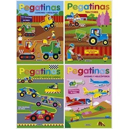 JUGAMOS Y CONSTRUIMOS PEGATINAS DE VINILO 4 TITULO