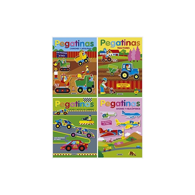 JUGAMOS Y CONSTRUIMOS PEGATINAS DE VINILO 4 TITULO
