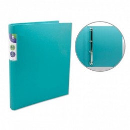 CARPETA PP A4 4A-25 LOMO REDONDO NEON VERDE