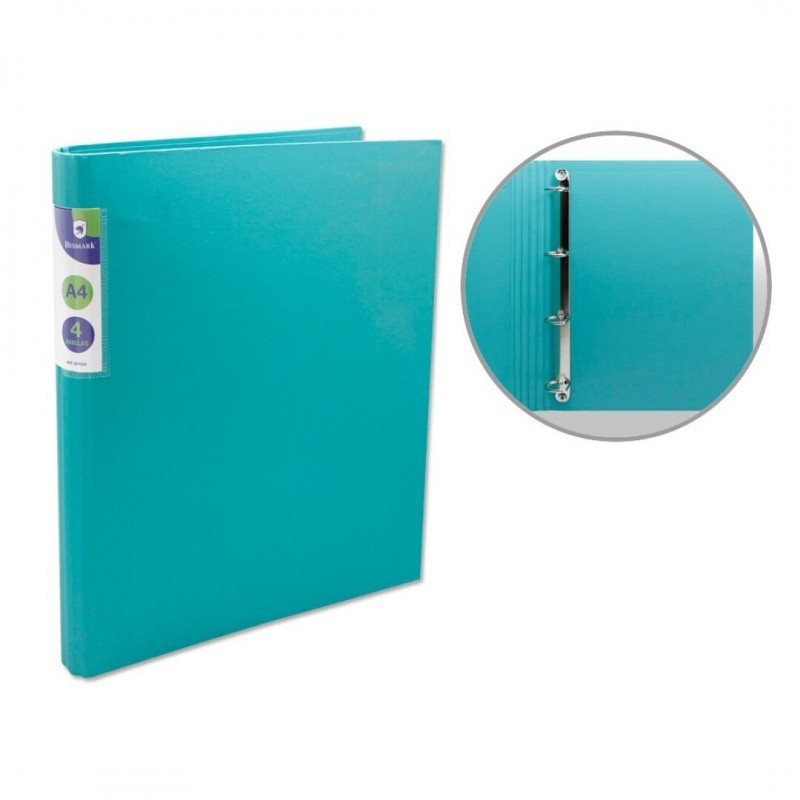 CARPETA PP A4 4A-25 LOMO REDONDO NEON VERDE