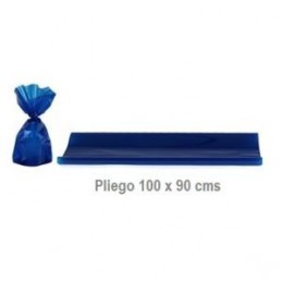 PAPEL CELOFAN ROLLO AZUL