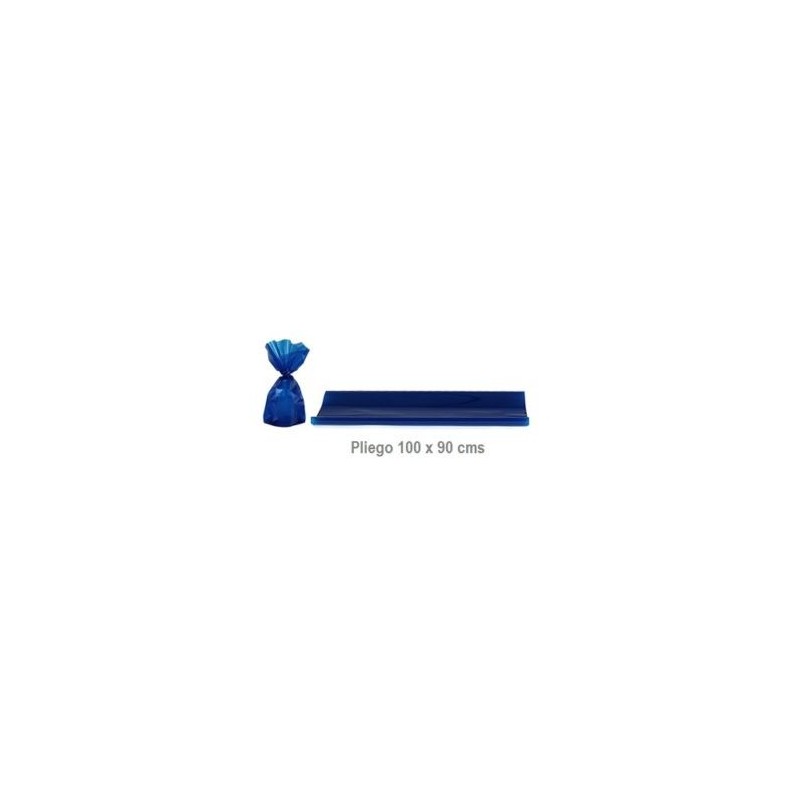 PAPEL CELOFAN ROLLO AZUL