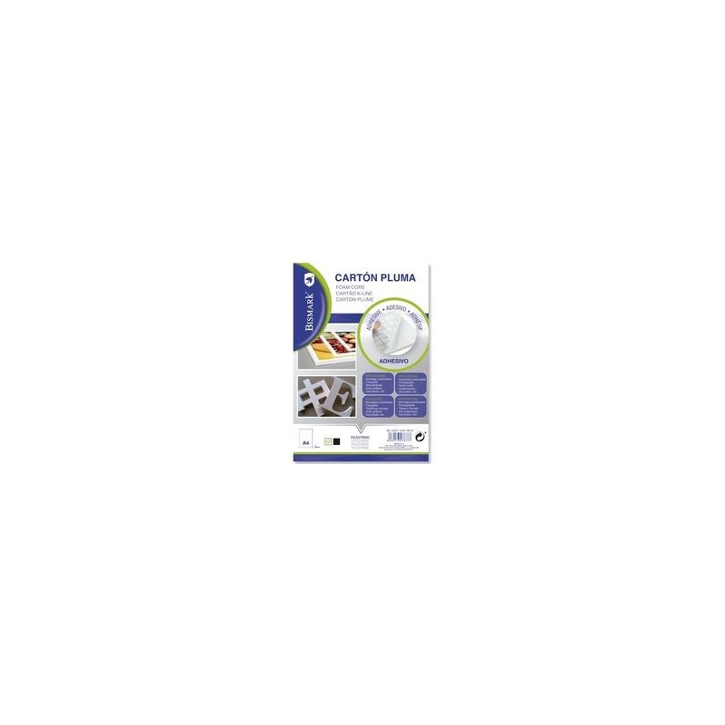 CARTON PLUMA A4 BLANCO BISMARK
