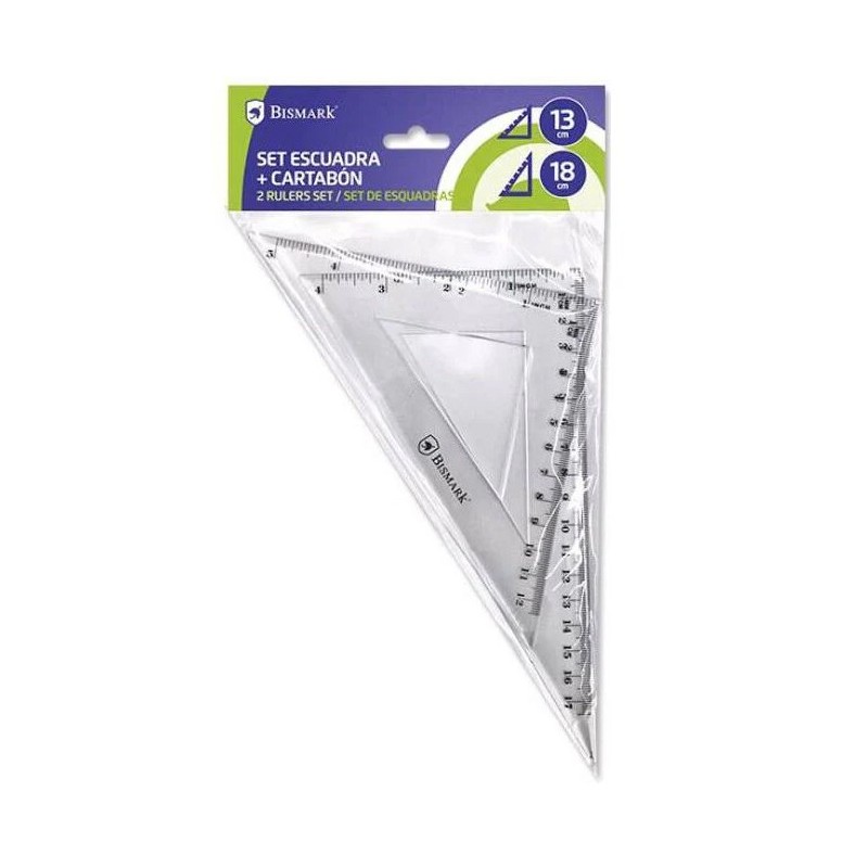 SET BISMARK ESCUADRA + CARTABON 18/13T