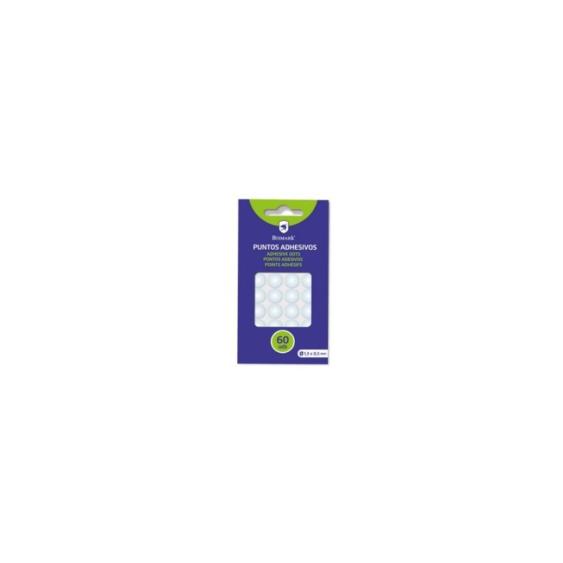 PUNTOS ADHESIVOS 60UDS - 1.3x0.5MM