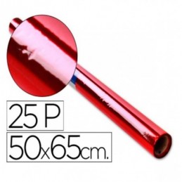 PAPEL CELOFAN ROLLO ROJO