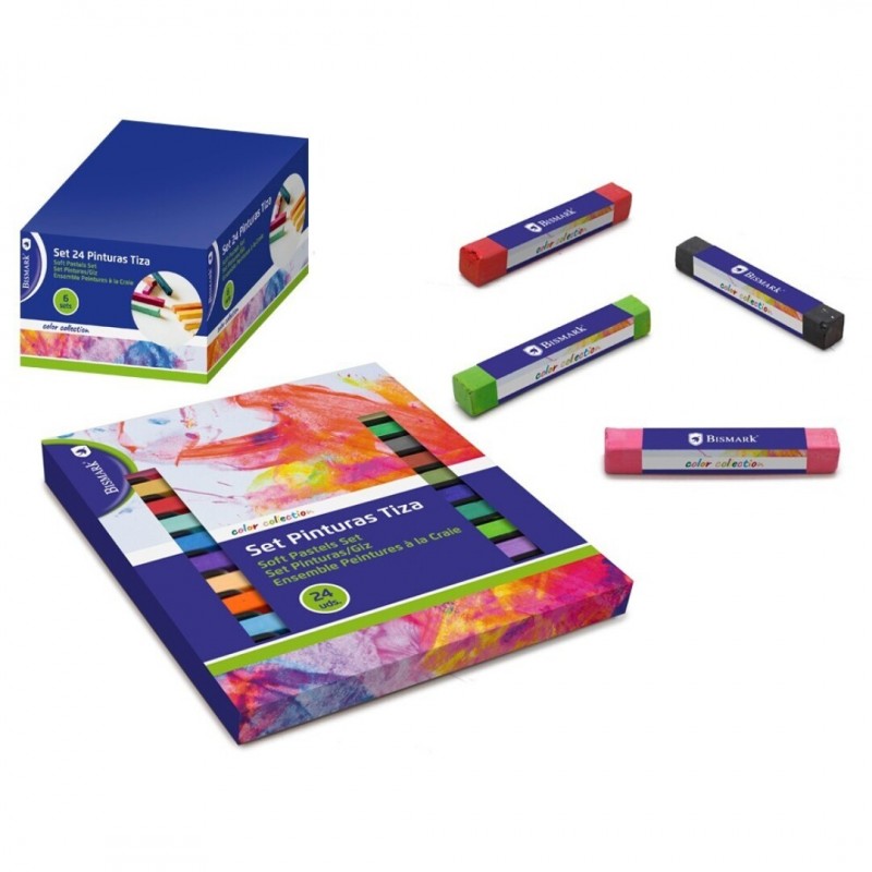 SET 24 PINTURAS SOFT PASTELS