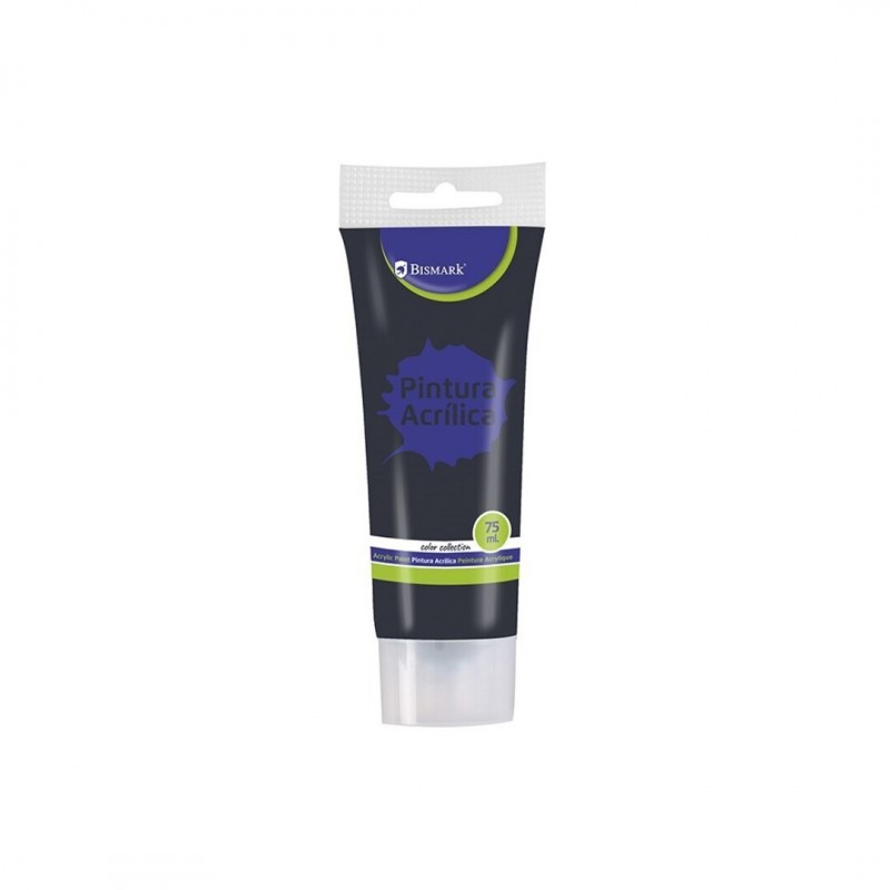 PINTURA ACRILICA PASTEL 75 ML NEGRA