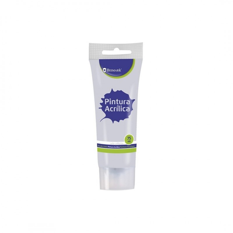 PINTURA ACRILICA 75ML PLATA