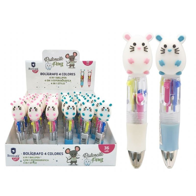 RATONCITO PEREZ BOLIGRAFO 4 COLORES