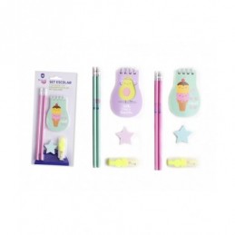 SET ESCOLAR 5UDS TUTTI-FRUTTI