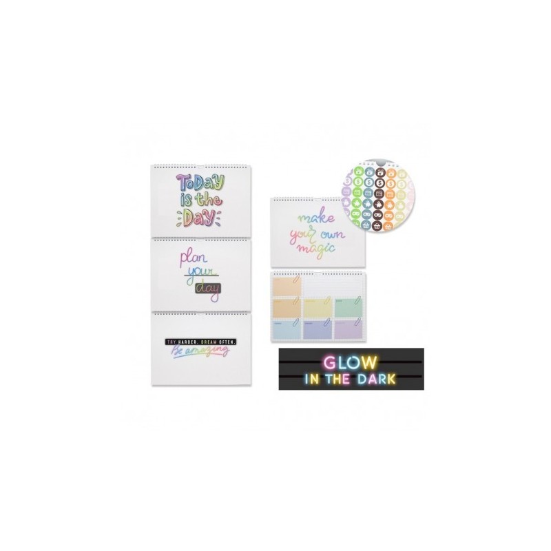 GLOW IN THE DARK PLANIFICADOR SEMANAL