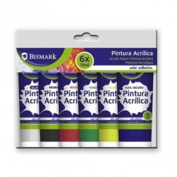 PACK 6 COLORES BASICOS PINTURA ACRILICA 75ML