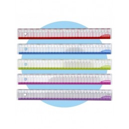 REGLA EASY 30CM COLORES SURTIDOS COLORLINE