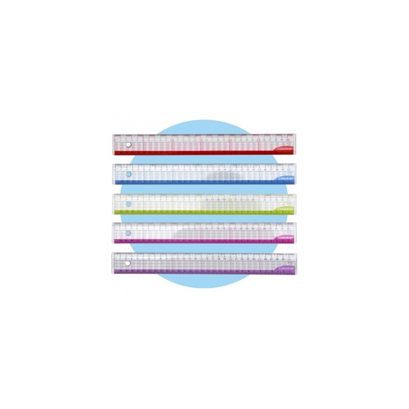 REGLA EASY 30CM COLORES SURTIDOS COLORLINE