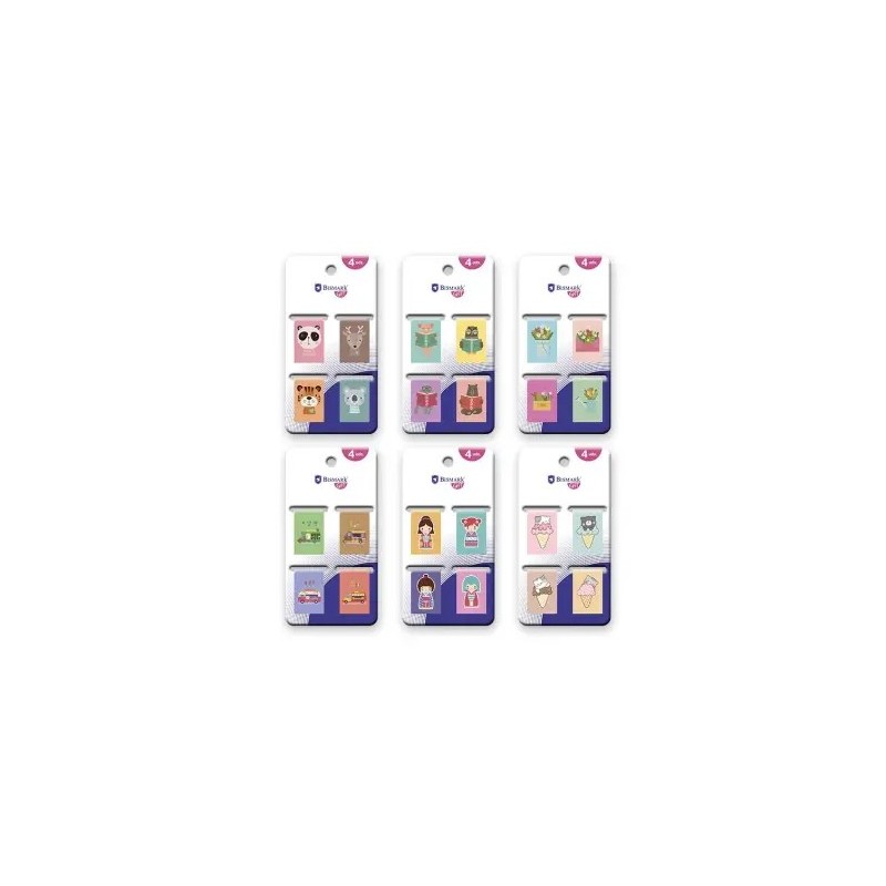 SET 4 MINI MARCAPAGINAS IMANTADOS FANTASY