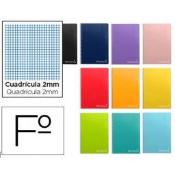 CUADERNO FOLIO TAPA DURA 80H 2MM 75GR ANILLAS LIDE