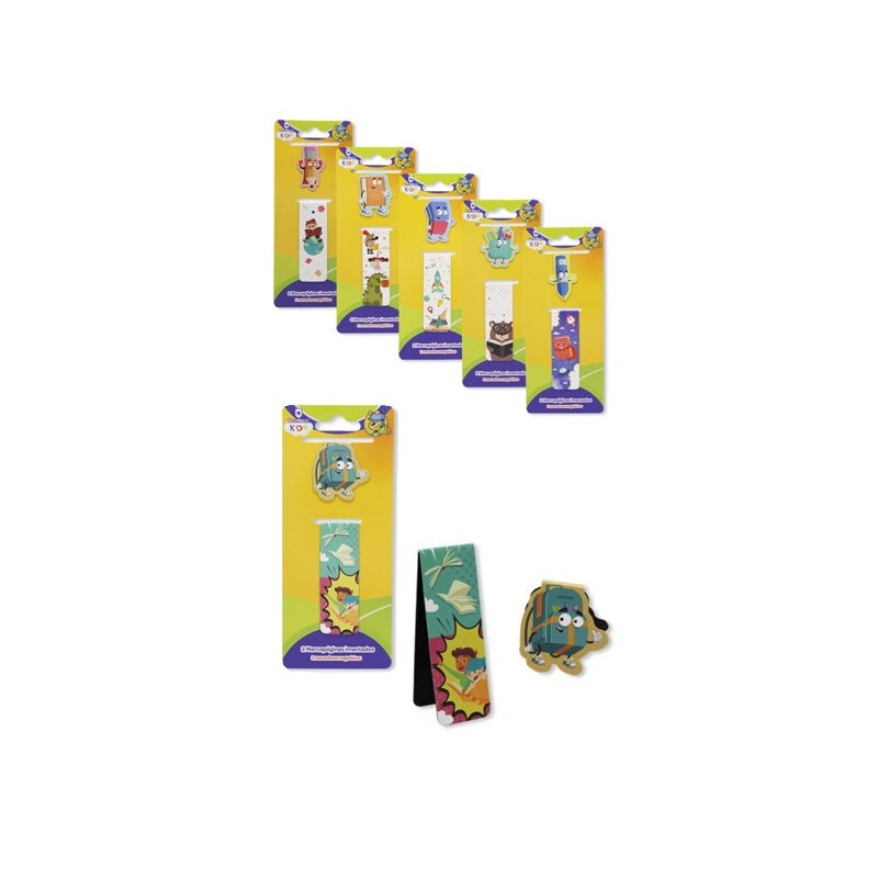 SET 2 MARCAPAGINAS IMANTADOS SCHOOL