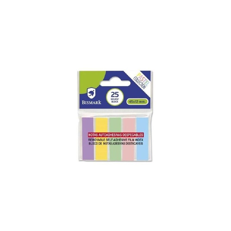 TACO ADHESIVO BISMARK 5 GUIAS PASTEL