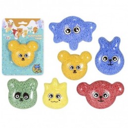 PLASTILINA BOLITAS FOAM ANIMALES 5 GRS