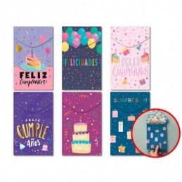 TARJETA-SOBRE DINERO CUMPLEAÑOS C/SOBRE