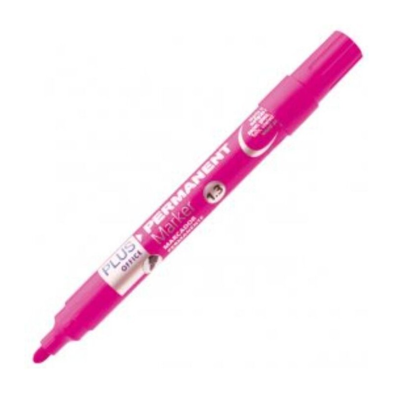 ROTULADOR PLUS MARKER 1.3 ROSA PERMANENTE