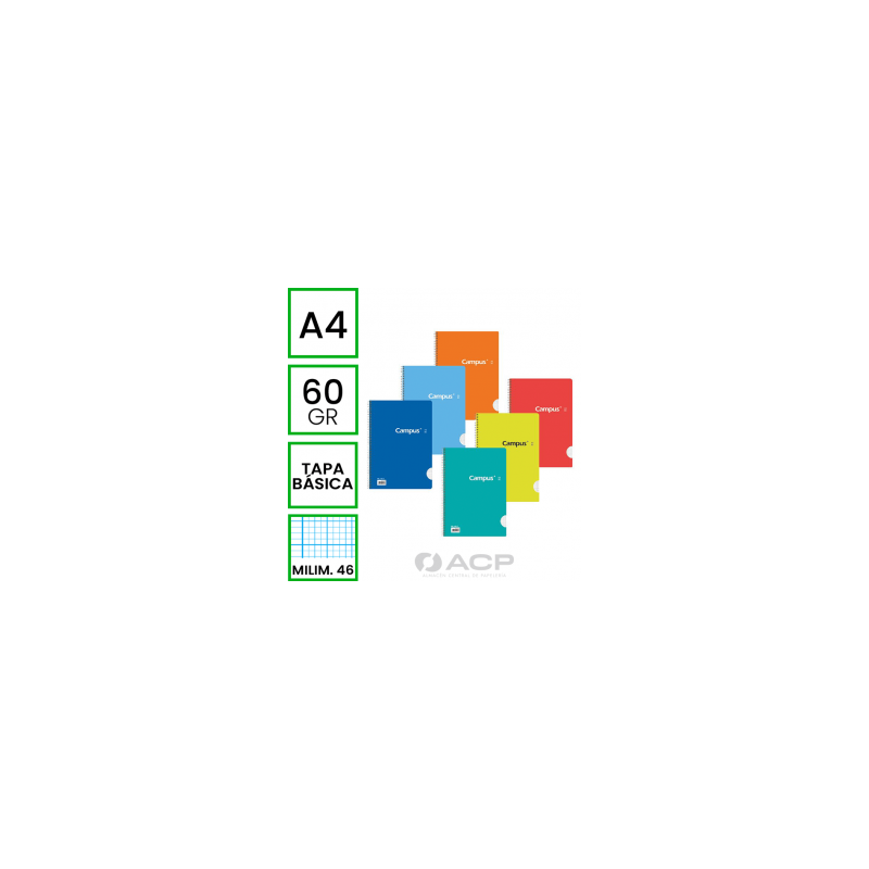 BLOC ESCOLAR A4 80H MAKRO MILIMETRADO 46