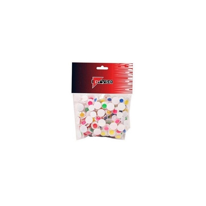 BOLSA 50 OJOS COLORES 10mm