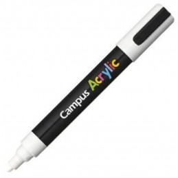 ROTULADOR CAMPUS ACRYLIC BLANCO 2MM