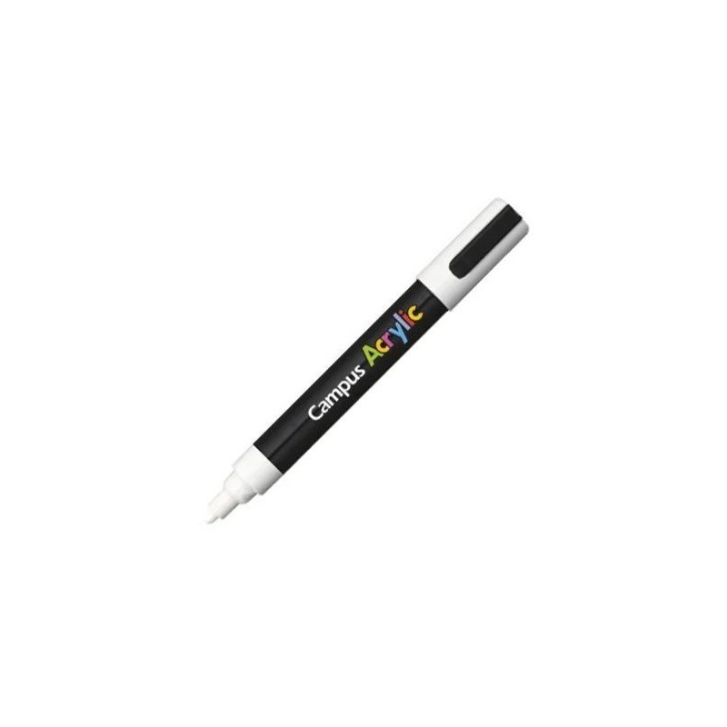 ROTULADOR CAMPUS ACRYLIC BLANCO 2MM