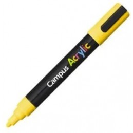 ROTULADOR CAMPUS ACRYLIC AMARILLO 2MM