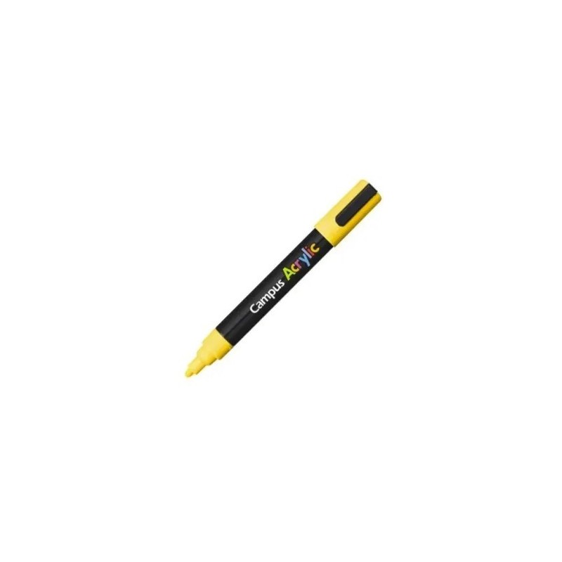 ROTULADOR CAMPUS ACRYLIC AMARILLO 2MM