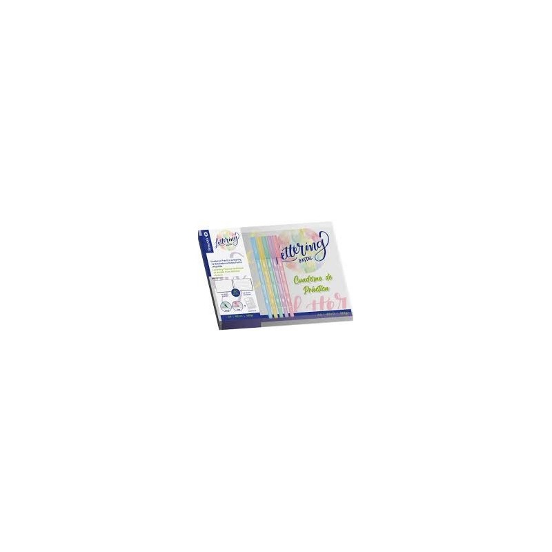 CUADERNO DE LETTERING PASTEL A5+5ROTUS+PLANTILLA