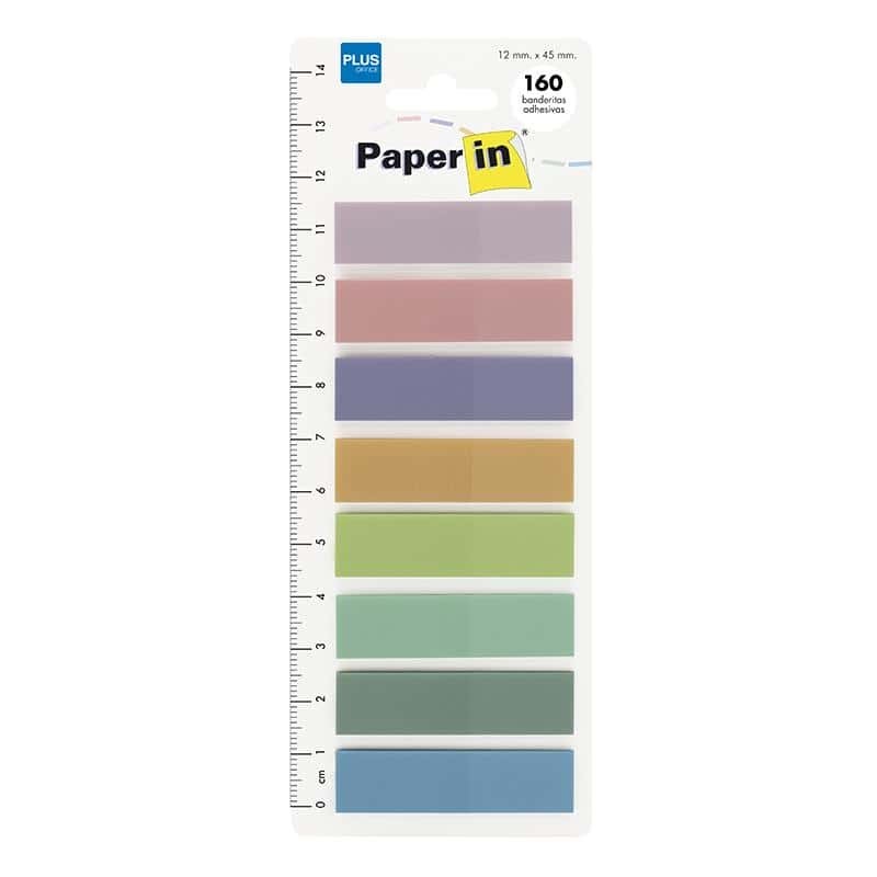 BANDERITAS PAPER IN 12x45 8 COLORES 160 UDS
