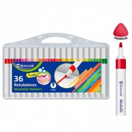 ROTULADORES LAVABLES ERGONOMICOS 36 COLORES